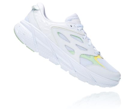 Hoka Clifton L All Gender Casual Wear Ženske Usposabljanje Čevlji Bela / Zelena SI-962041P